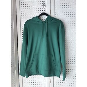 Gilly Hicks Recharge Pullover Active Hoodie Jersey Sweatshirt GREEN Size Medium